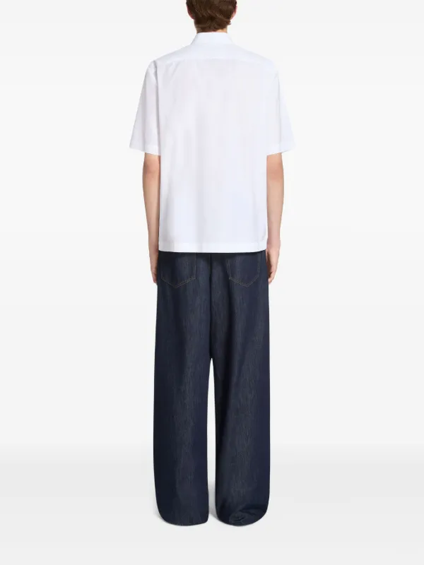 DRIES VAN NOTEN Wide Pleated Jeans | Blue | FARFETCH UK DRIES VAN NOTEN Wide Pleated Jeans | Blue | FARFETCH UK