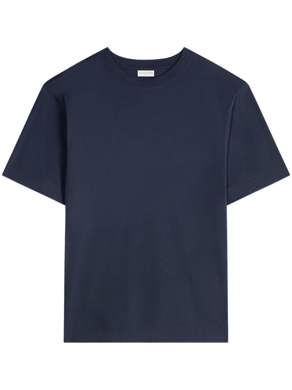 DRIES VAN NOTEN boxy cotton t-shirt - Blue