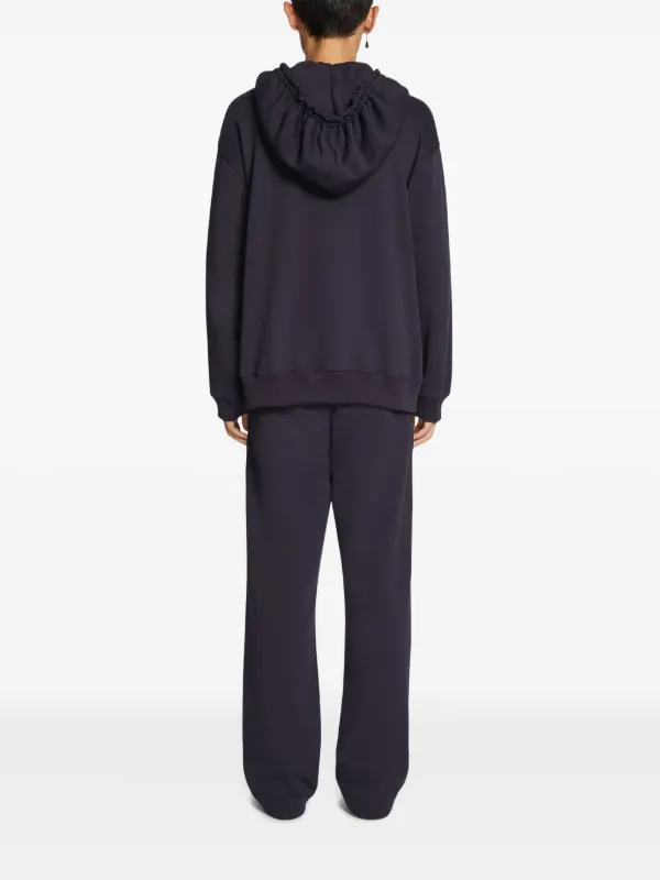 Dries van noten ルーズフィットパーカー ネイビー DRIES VAN NOTEN 