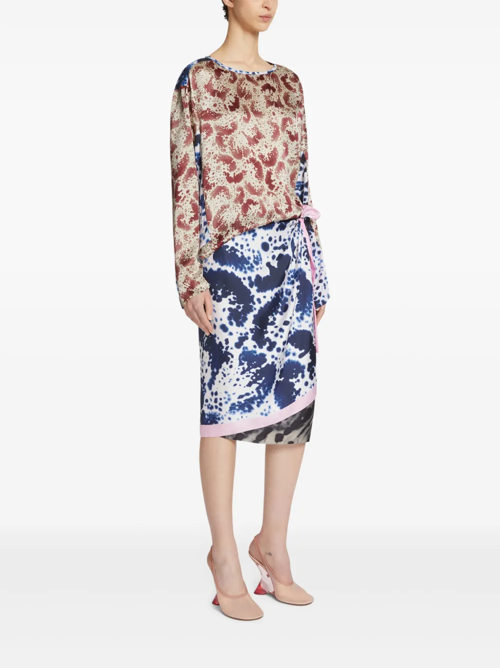 DRIES VAN NOTEN Wikkelrok Zwart
