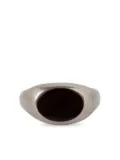 DRIES VAN NOTEN stone signet ring - Silver