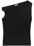DRIES VAN NOTEN off-shoulder jersey top - Black