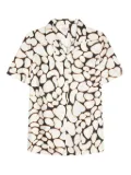 DRIES VAN NOTEN abstract-print short-sleeve shirt - Neutrals