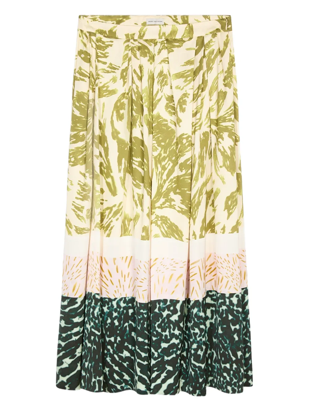 DRIES VAN NOTEN falda larga con pliegues | neutro | Image 1