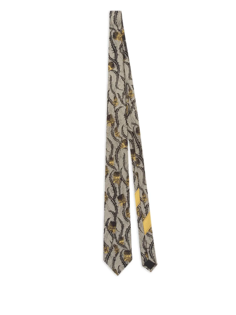 printed silk tie