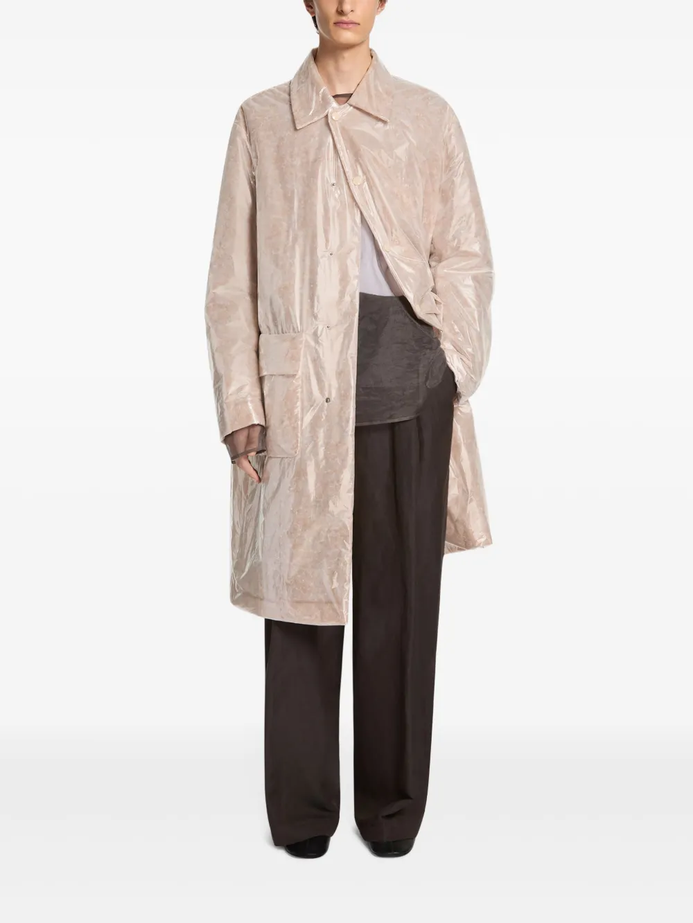 DRIES VAN NOTEN Mac trenchcoat - Beige