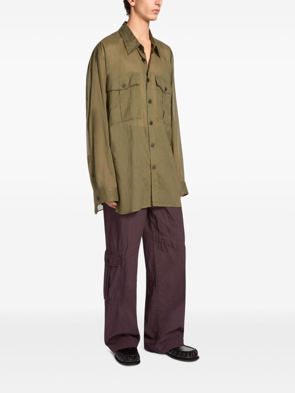 DRIES VAN NOTEN BUTTON-DOWN SHIRT