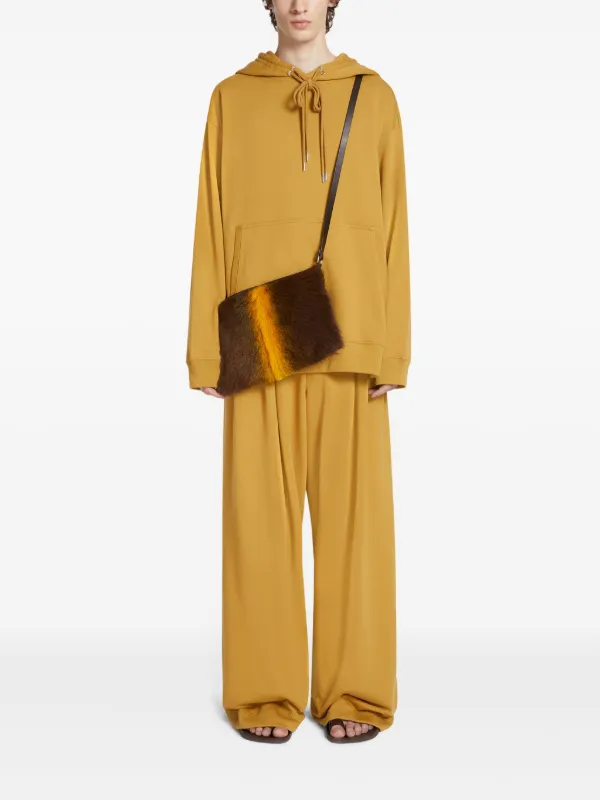 DRIES VAN NOTEN プリーツ ワイドパンツ | イエロー | FARFETCH JP