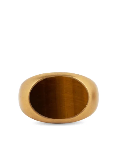 Bague chevalière à détails gravés - DRIES VAN NOTEN - Modalova