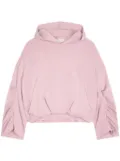 DRIES VAN NOTEN draped hoodie - Pink