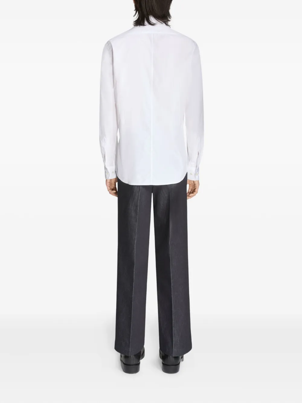 DRIES VAN NOTEN Katoenen overhemd Wit