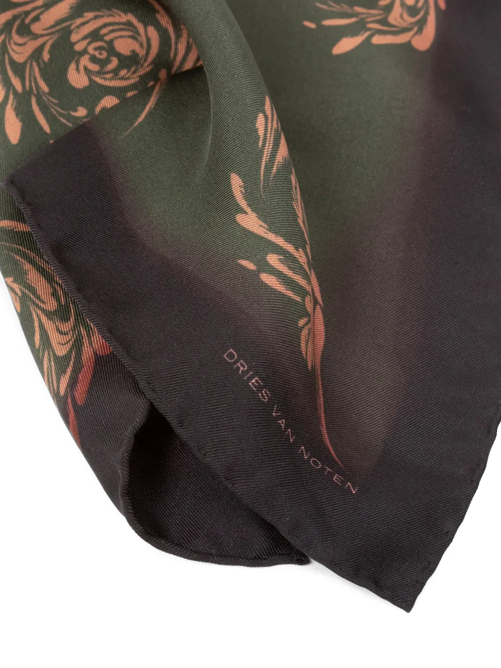 driesvannoten DRIES VAN NOTEN Zijden pochet - Zwart