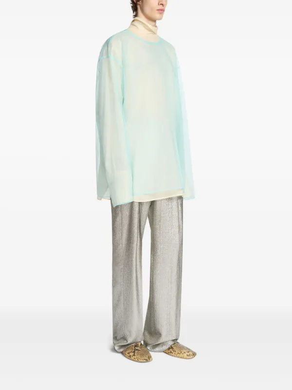 【Dries Van Noten】シアーオーバーサイズTシャツ ドリスヴァンノッテン オーバーサイズ Tシャツ