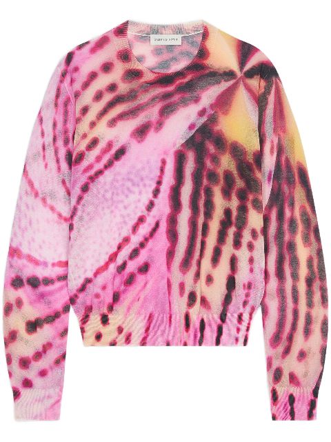 DRIES VAN NOTEN Pullover mit Blumen-Print