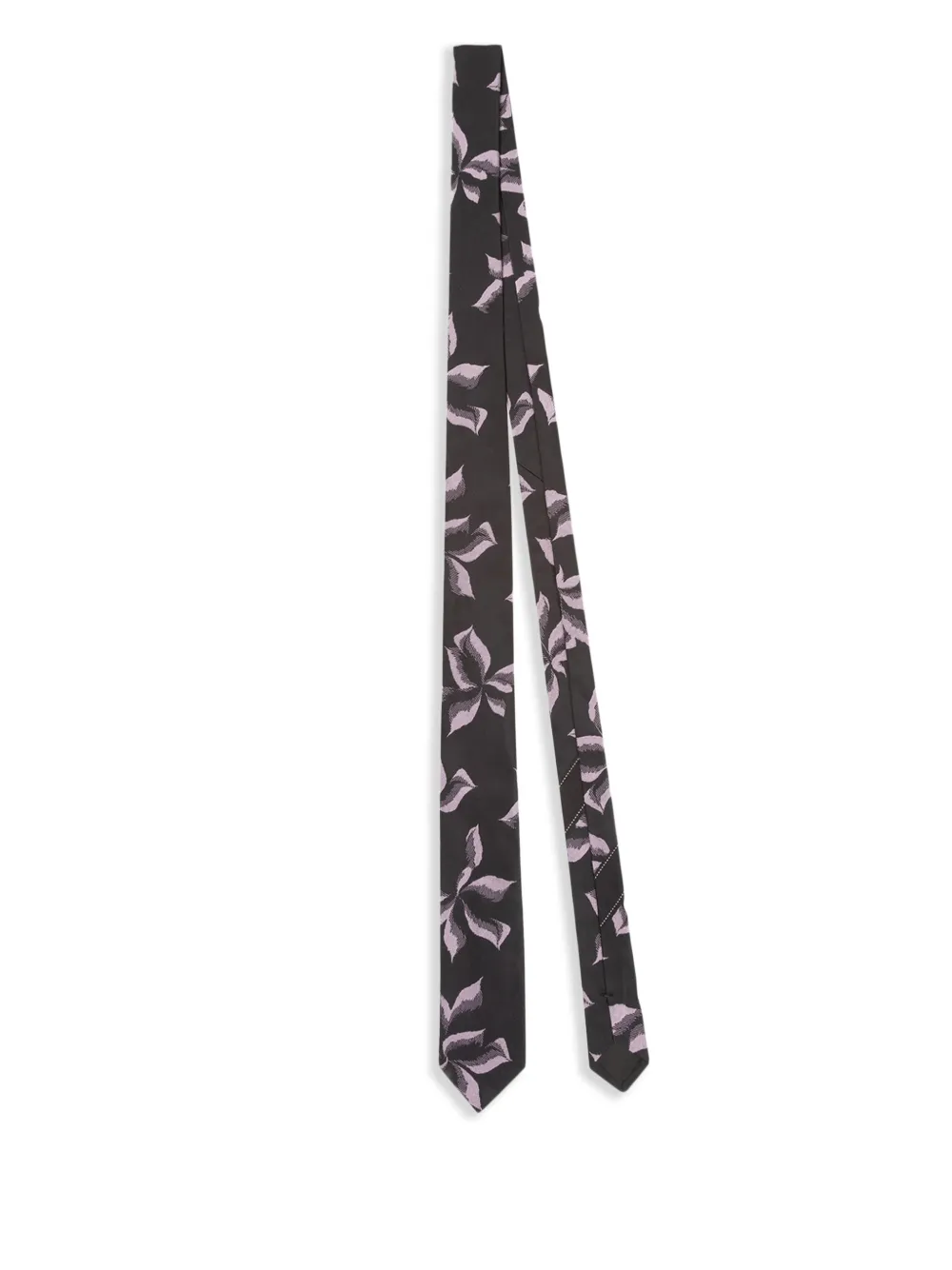 printed silk tie