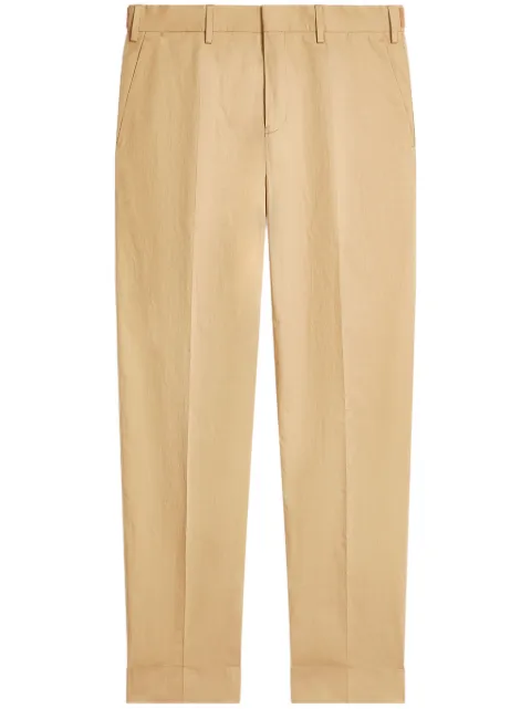 DRIES VAN NOTEN pressed-crease trousers 