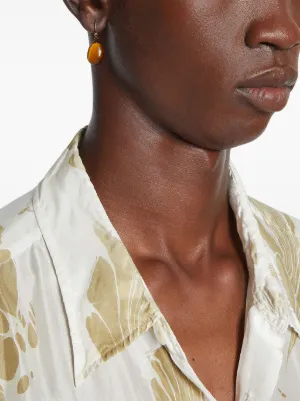 【DRIES VAN NOTEN】SS25 エンブロイダード ピアス 送料関税込 DRIES VAN NOTEN（ドリスヴァンノッテン）の「EAR.W241-480 Q