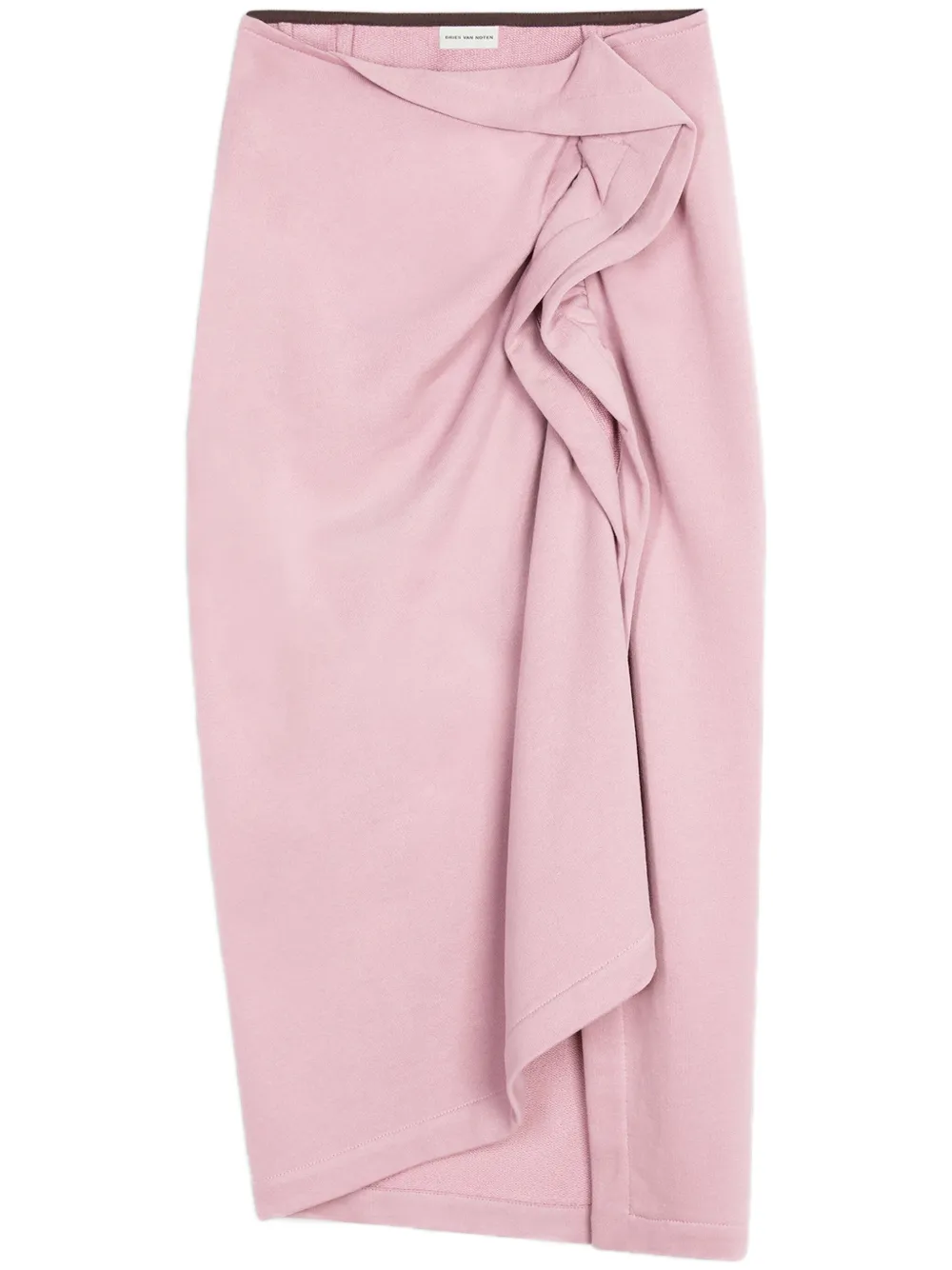 DRIES VAN NOTEN ruffled midi skirt | Pink | Image 1