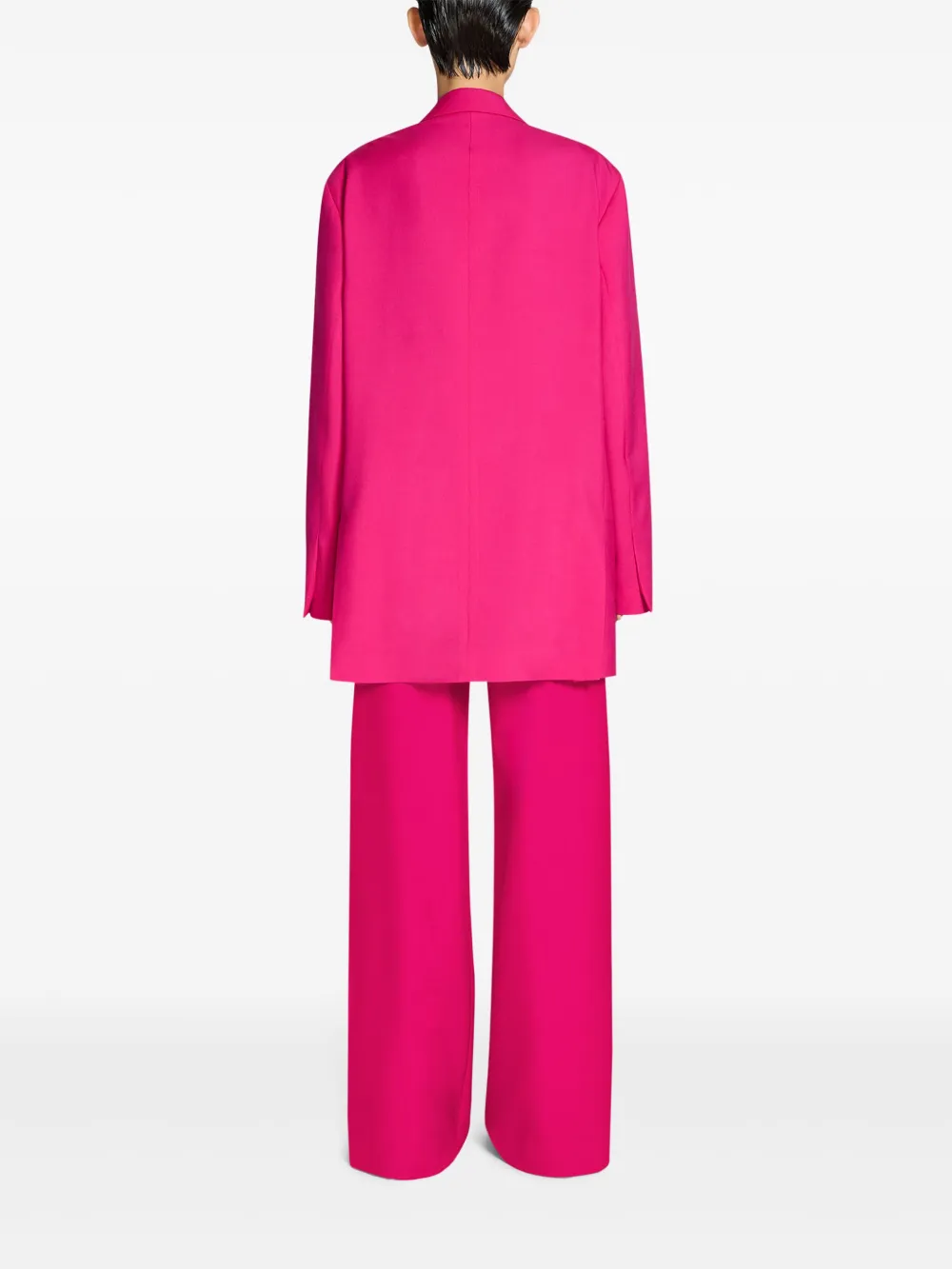 DRIES VAN NOTEN Blazer met enkele rij knopen Roze