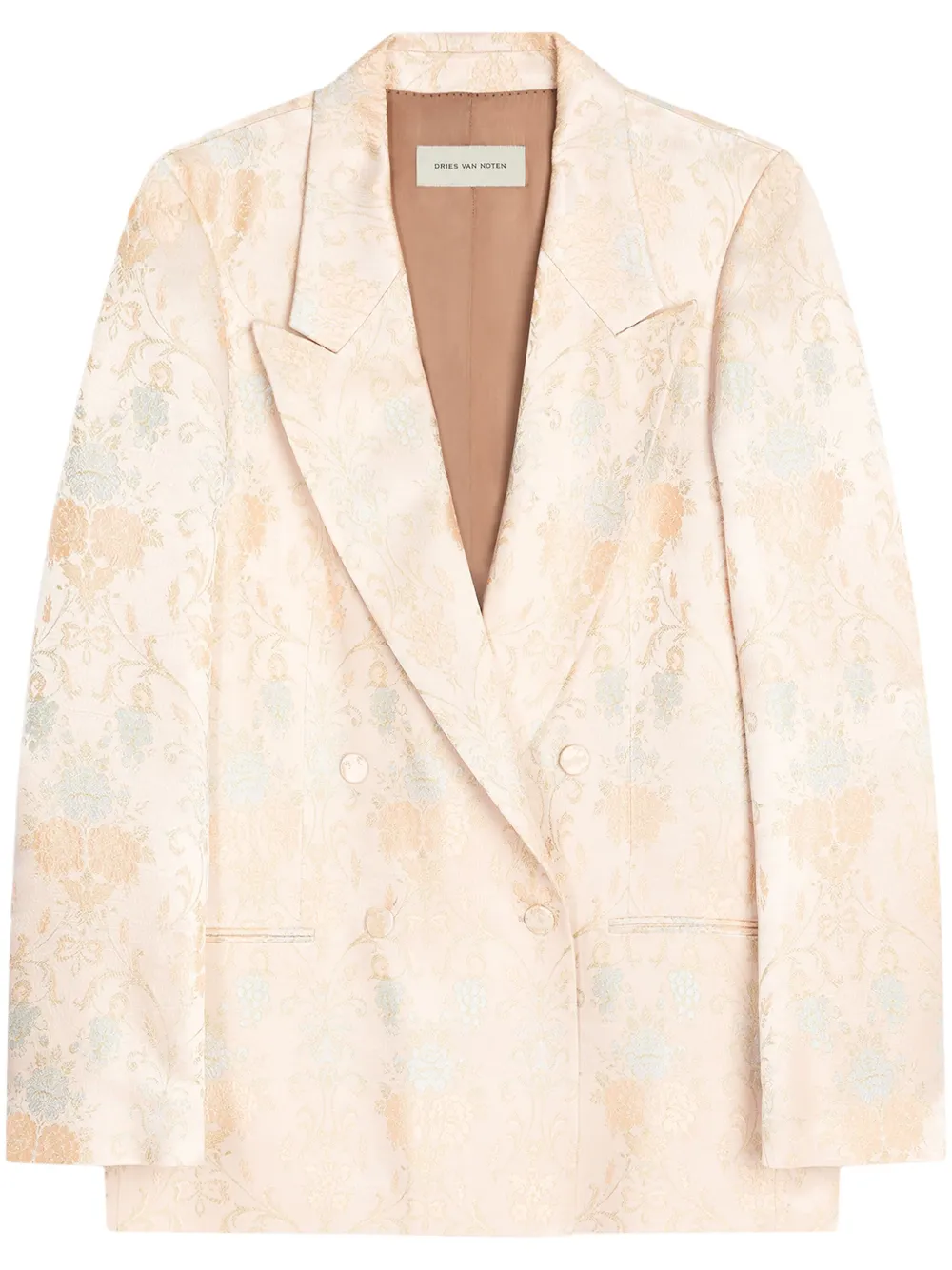 DRIES VAN NOTEN blazer con doble botonadura | rosado | Image 1
