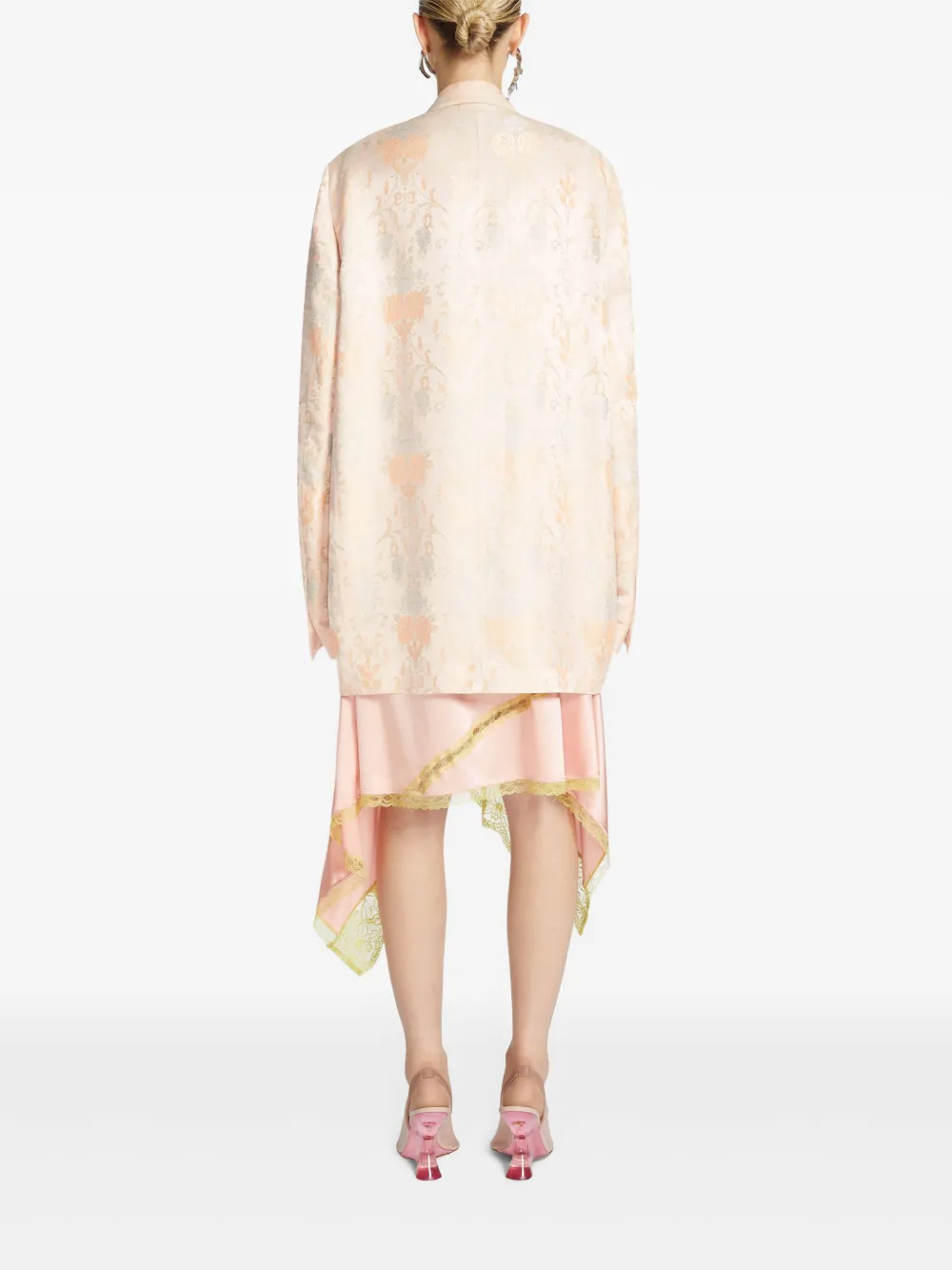 DRIES VAN NOTEN Blazer met dubbele rij knopen Roze
