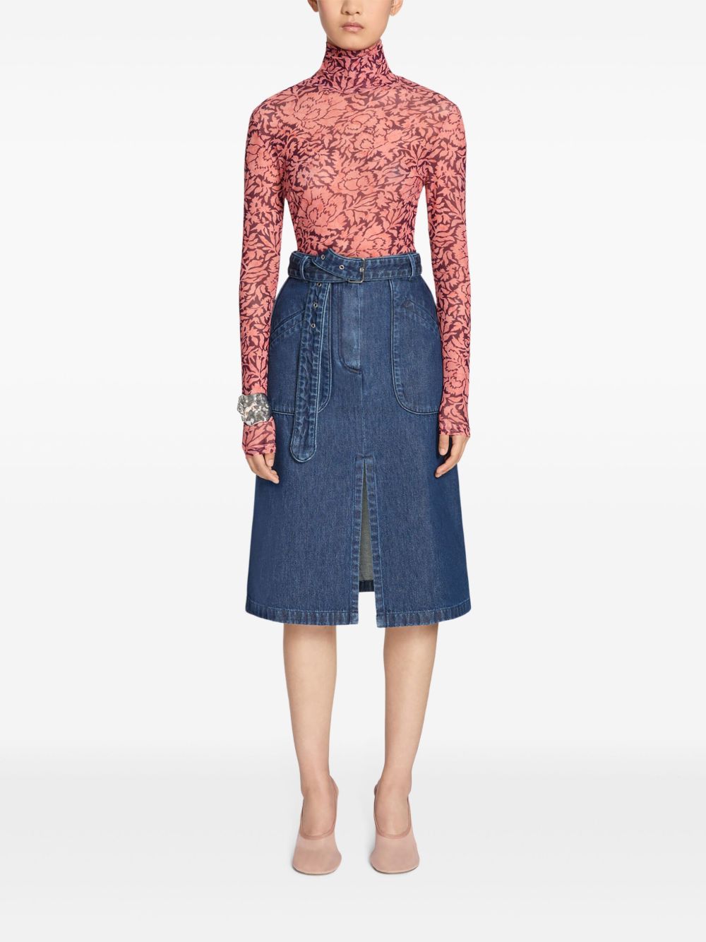 DRIES VAN NOTEN Denim rok - Blauw