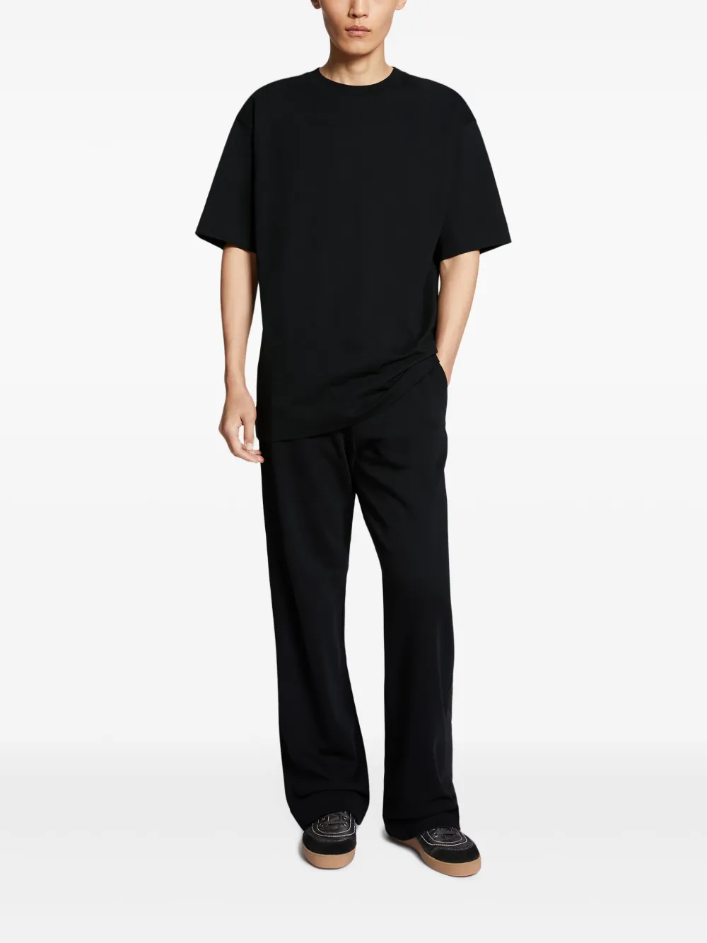 DRIES VAN NOTEN Straight trainingsbroek - Zwart