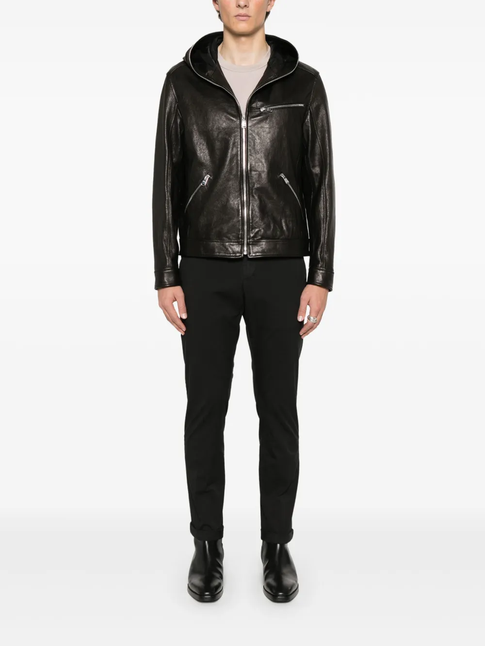 DONDUP leather biker jacket | Biker Jackets | Image 2