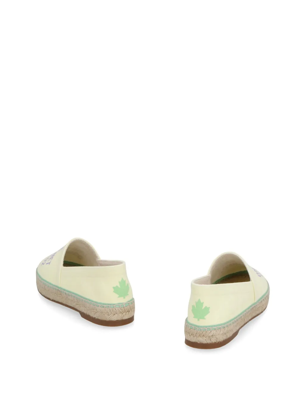 DSQUARED2 logo-print espadrilles Neutrals