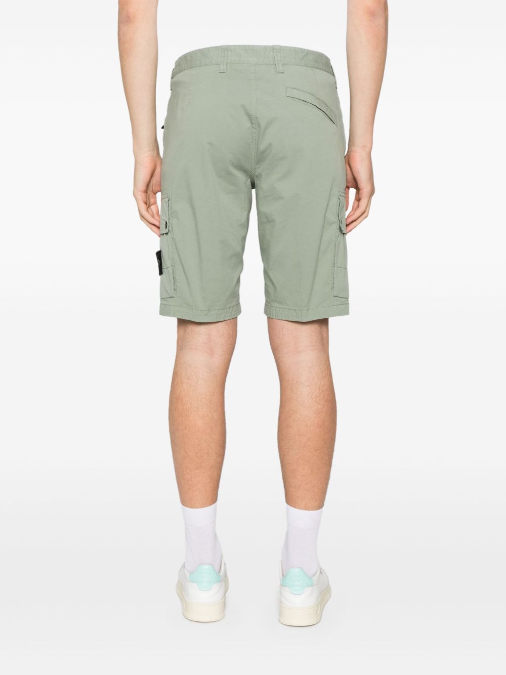 STONE ISLAND DETACHABLE-BADGE SHORTS