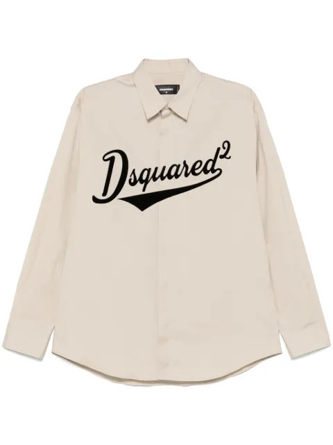 DSQUARED2 Hemd mit beflocktem Logo