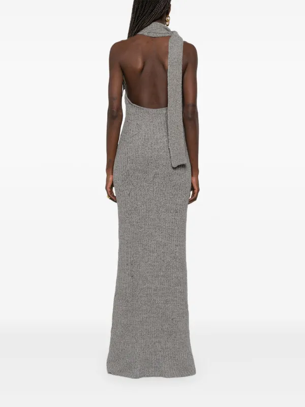Aya Muse Eden Maxi Dress | Grey | FARFETCH