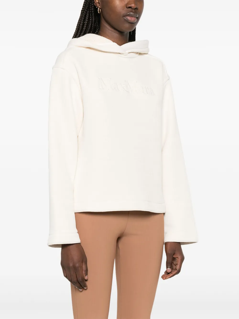 Max Mara Gary hoodie 001|BIANCO