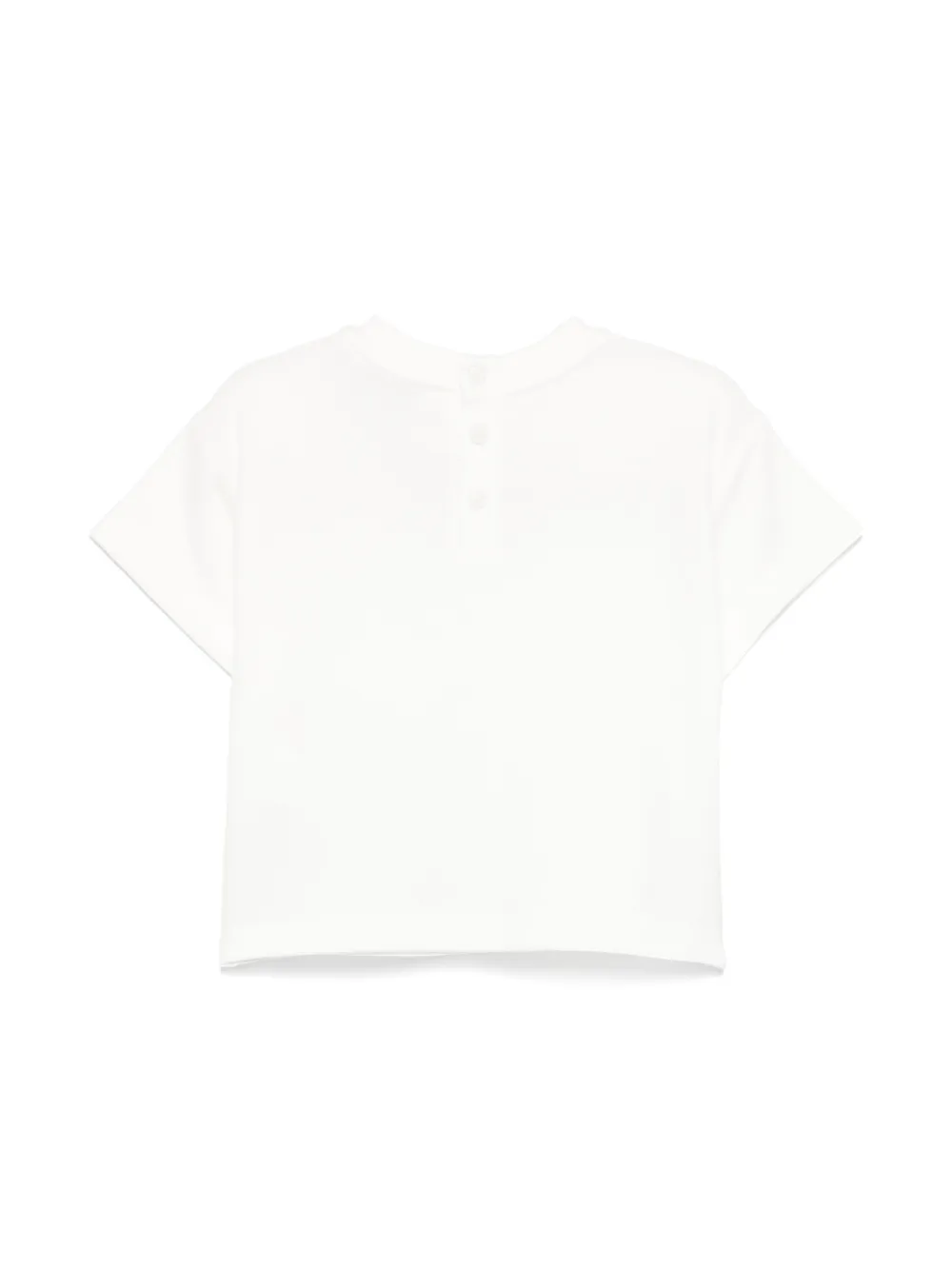 Emporio Armani Kids T-shirt met geborduurd logo - Wit