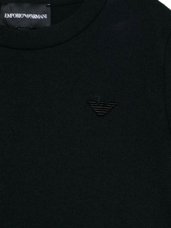 Emporio Armani Kids ロゴ Tシャツ | ブルー | FARFETCH JP