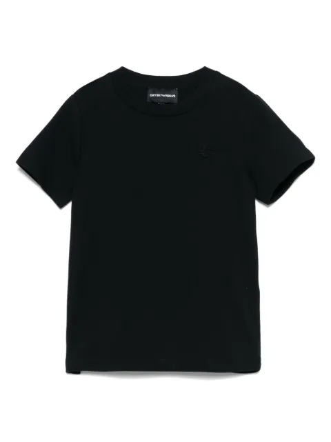 Emporio Armani Kids logo-embroidered T-shirt 
