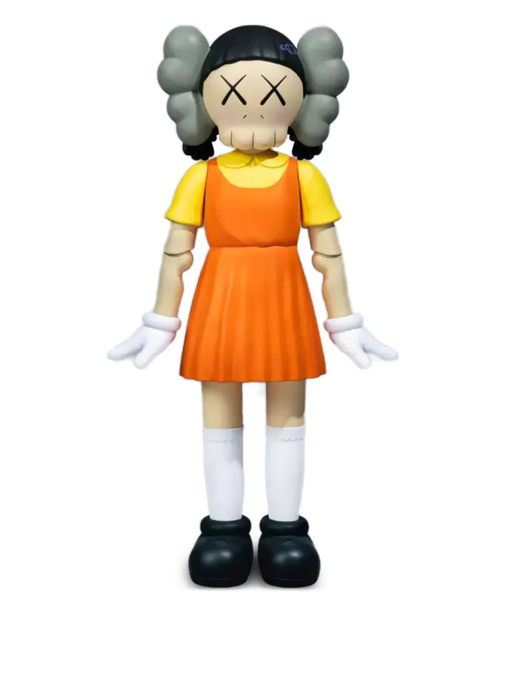 Kaws X Squid Game Young-hee "colored" Figurine In Multi
