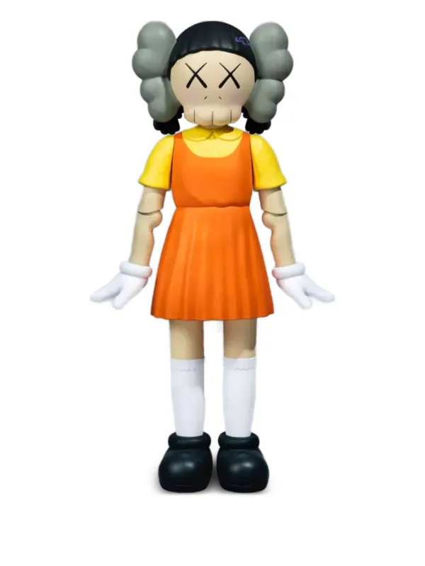 KAWS x Squid Game Young-Hee 'Coloured' フィギュア | オレンジ