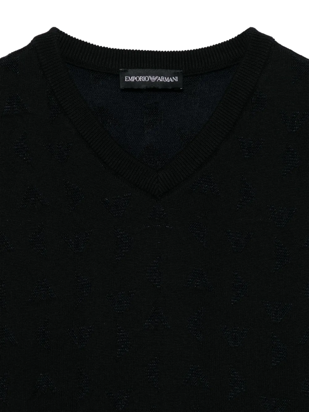 Emporio Armani Kids Spencer met logo-jacquard Blauw