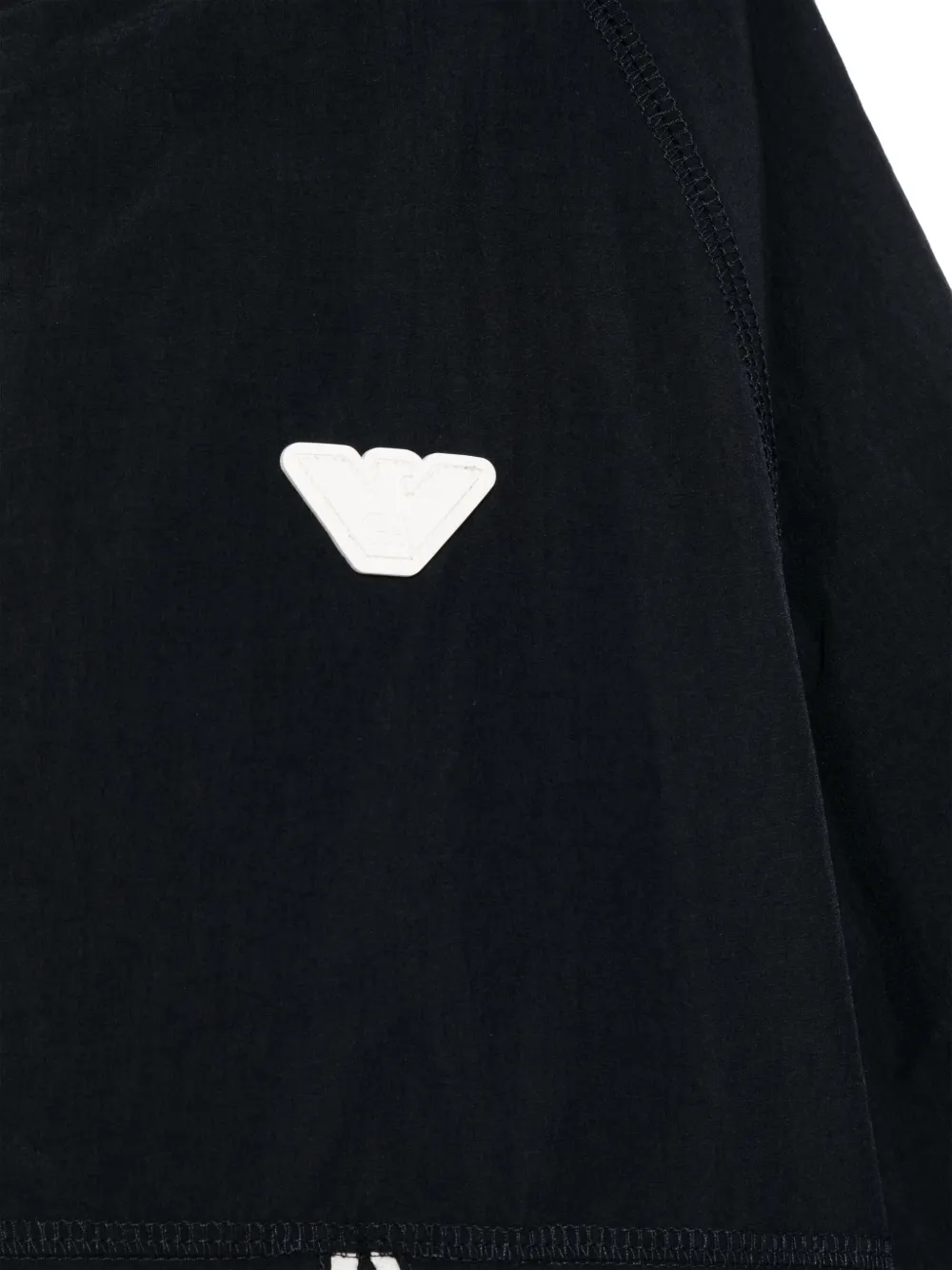 Emporio Armani Kids Jack met rubberen logo Blauw