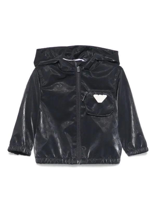 エンポリオアルマーニ アウタージャケット　KIDS Emporio Armani Kids ロゴ ジャケット | ブルー | FARFETCH JP