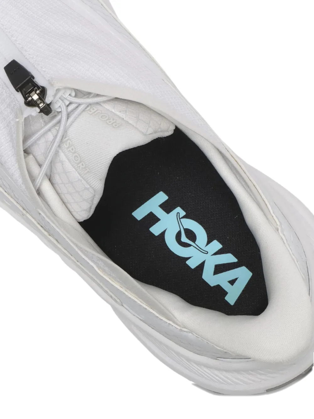 HOKA Project Transport "White Cosmic Grey" sneakers