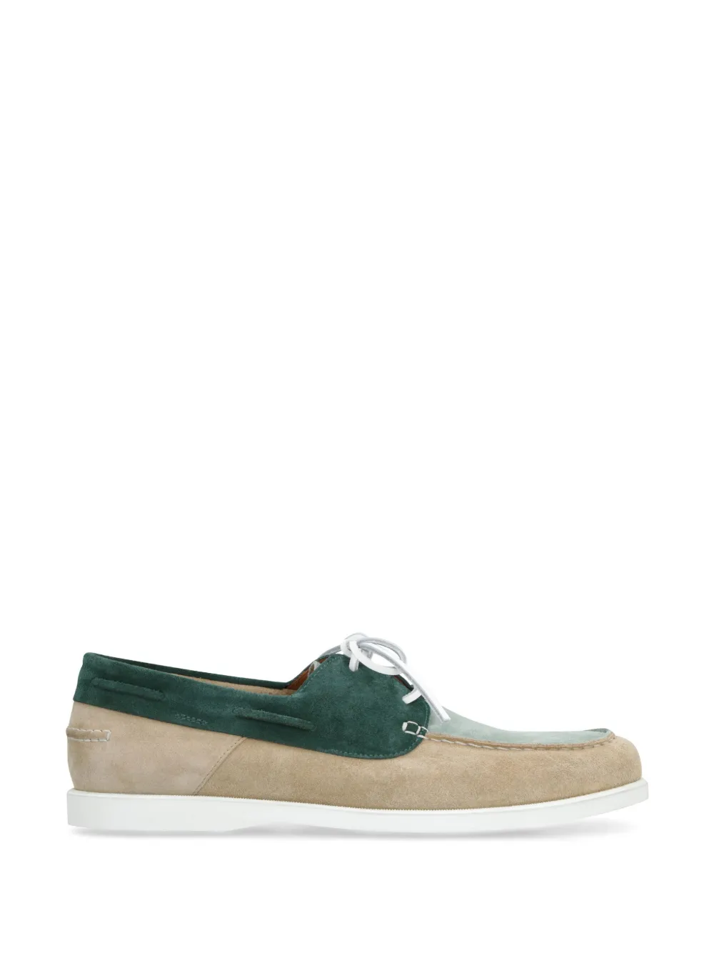 Doucal's suede boat shoes Neutrals