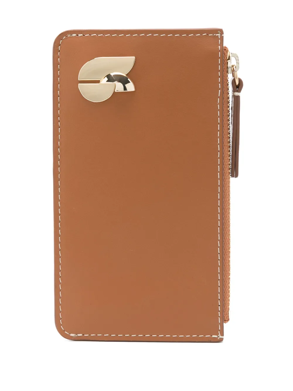 Ba&Sh leather cardholder - Bruin