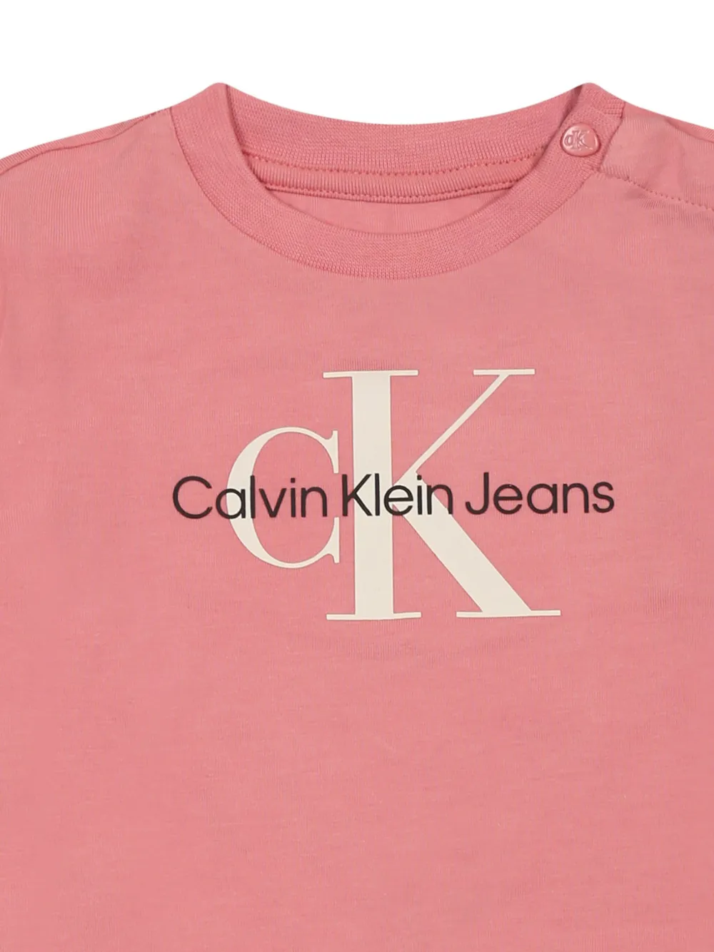 Calvin Klein Kids Sweater met logoprint Roze
