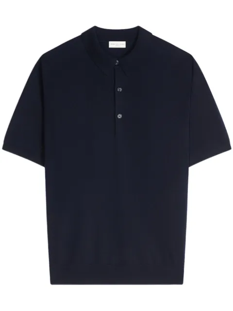 DRIES VAN NOTEN merino-wool polo shirt