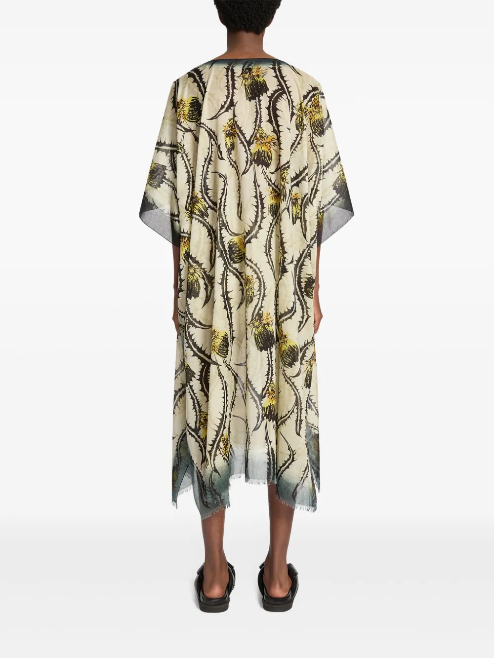 DRIES VAN NOTEN Katoenen tuniek met print 985 Dessin F