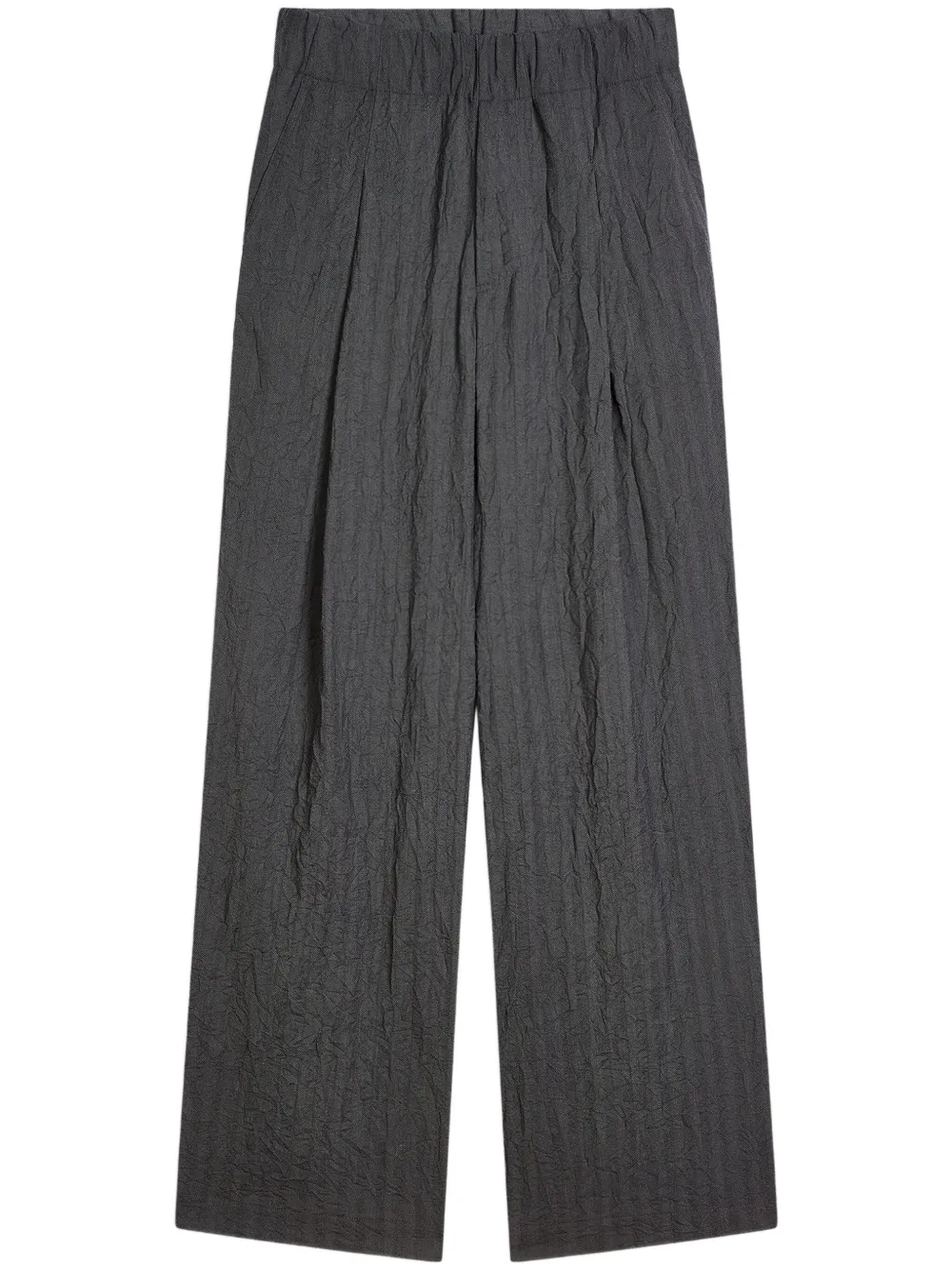 DRIES VAN NOTEN Calça wide leg com pregas | Azul | Image 1