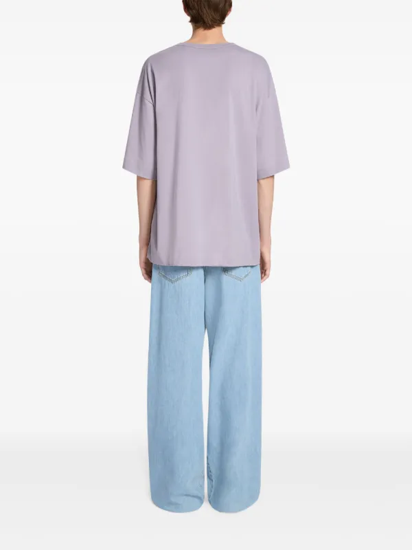 DRIES VAN NOTEN オーバーサイズ Tシャツ | パープル | FARFETCH JP 