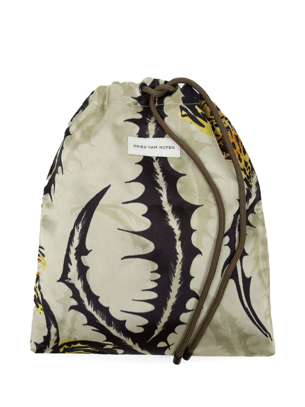 DRIES VAN NOTEN Vissershoed met print - Beige